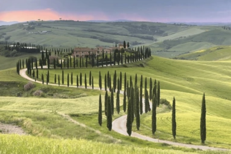 The Tuscan countryside